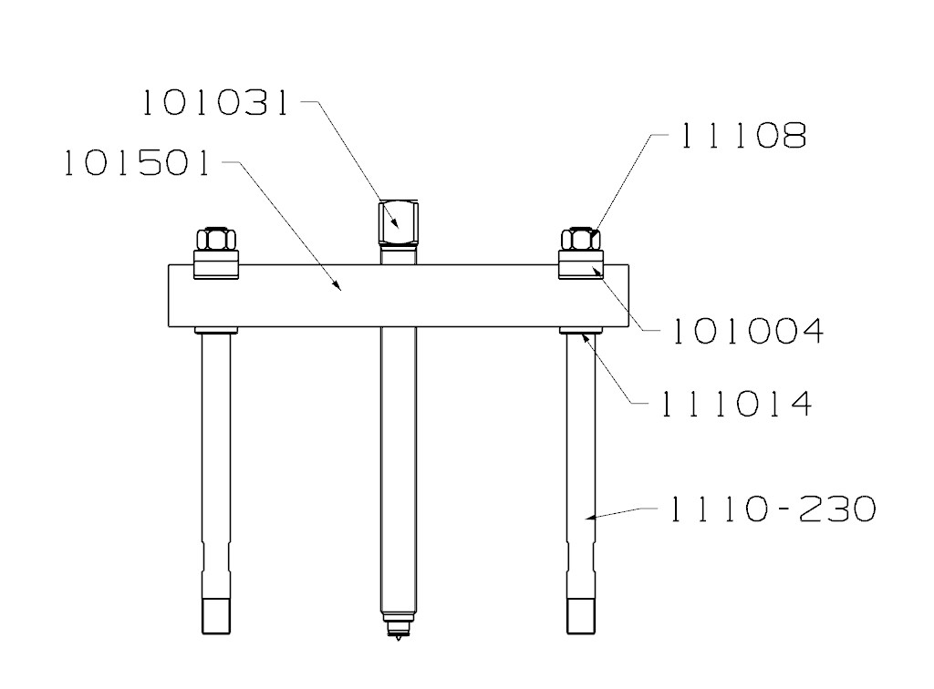 EXTRACTOR FORZA SERIE 1100S DE 2 ALARGADERAS